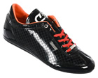 Cruyff Recopa Classic Black/Orange Leather