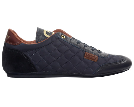 Recopa Classic Navy Quilted Fabric Trainers