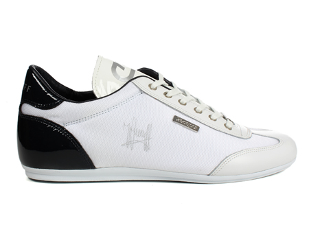 Recopa Classic White/Navy Mesh Trainers