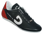 Cruyff Vanenburg Black/Red/White Leather Trainers