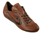 Cruyff Vanenburg Brown/Dark Brown Leather Trainers