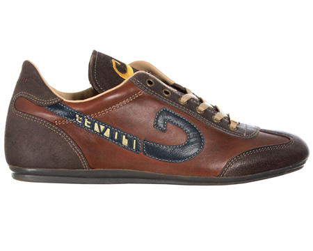 Cruyff Vanenburg Brown Leather Trainers