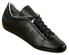 Cruyff Vanenburg Classic Black Leather Trainers