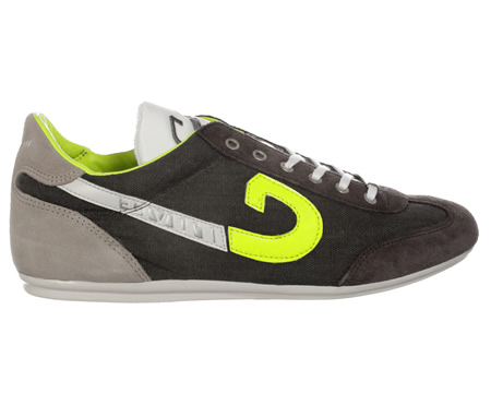 Vanenburg Dark Grey Canvas Trainers