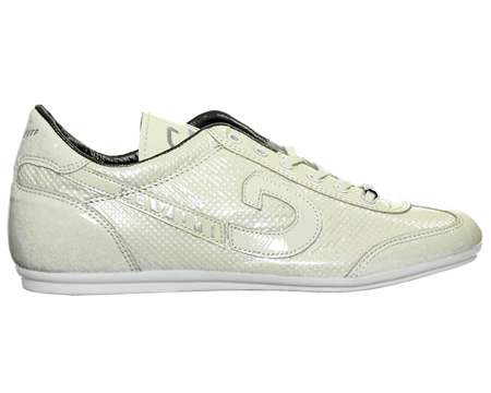 Cruyff Vanenburg White Patterned Patent Leather