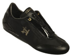 Cruyff Velasco Black Material/Leather Trainers