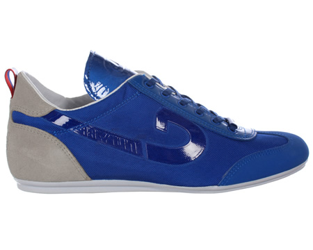 Cruyff Vicenzo Flash Blue Mesh Trainers