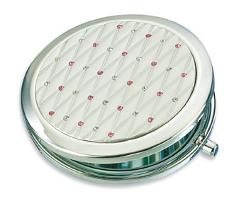 Crystal Handbag Compact Mirror