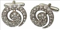 Swirl Cufflinks by Ian Flaherty