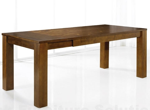 Cuba Acacia End Extension Dining Table