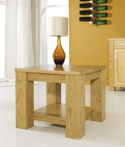 cuba Oak Lamp Table