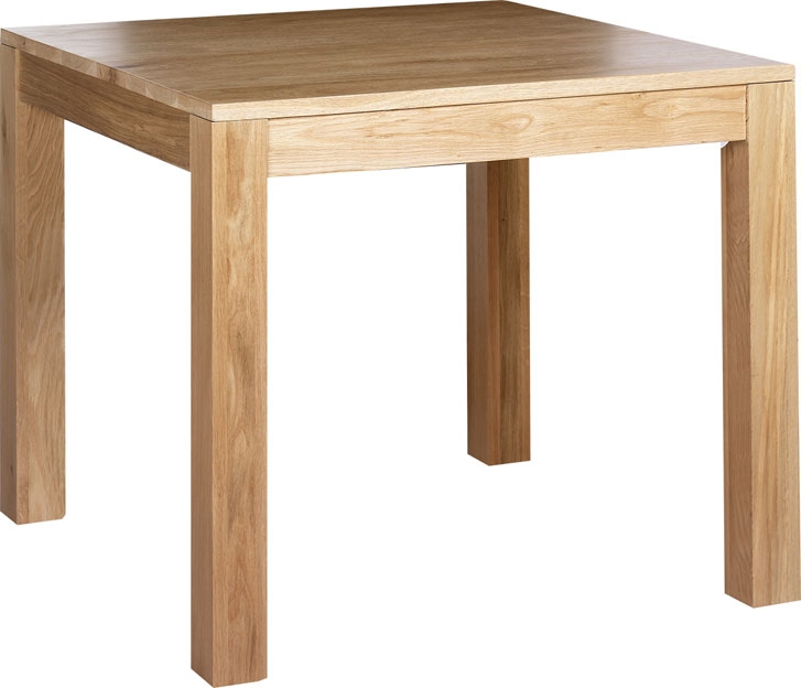 Cuba Solid Oak Dining Table - 90 x 90cm