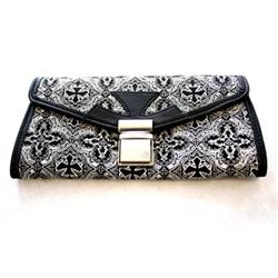 Bungy Purse - Black/White