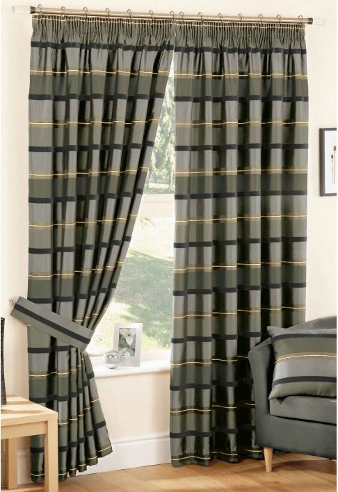 Dalton Stone Lined Curtains