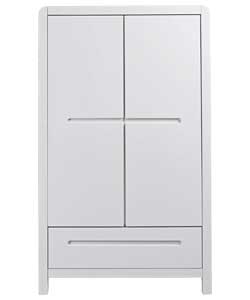 Curve Nursery Wardrobe White