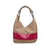 LARGE PINK & TAN HANDBAG