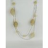 Curvety LONG DOUBLE ROW BEAD NECKLACE