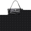 Curvety STUDDED FOLDOVER POUCHETTE CLUTCH IN BLUE