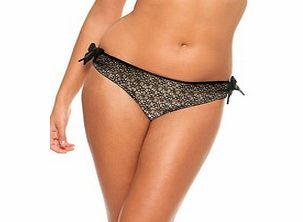 Lola black thong