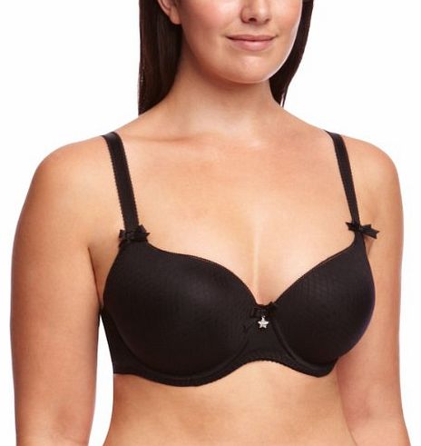 Curvy Kate Starlet T-Shirt and Seamless Womens Bra Black 30E