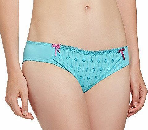 Womens Dreamcatcher Plain Brief, Turquoise (Frost/Boysenberry), Size 20