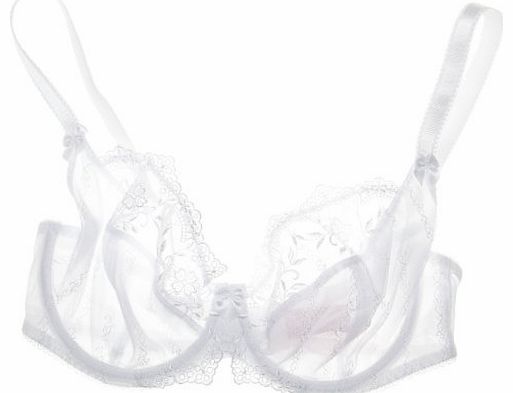 Womens Emily Balcony Bra White CK5001 38E