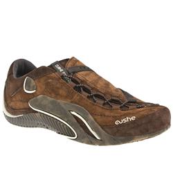 Male Cushe Groove Twist Suede Upper in Brown, Light Grey