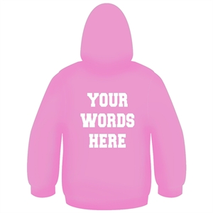 Printed Hoodies - Pink