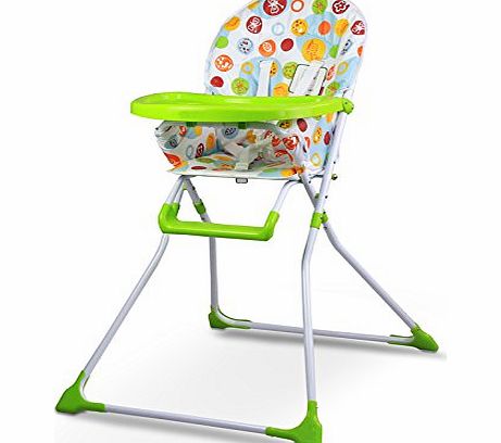 Cute Baby Green Highchair - Fruit Paradise