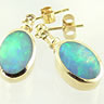 Drop Opal Earrings