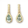 Quality hand made Earrings set with Aquamarine