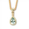 Quality hand made Pendant set with Aquamarine