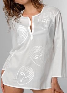 Embroidered kaftan