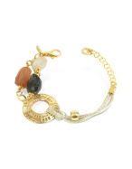 Daco Milano Gemstone and Sterling Silver Bracelet