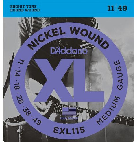 DAddario EXL115 Electric Guitar Strings 11 -49