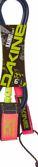 Dakine Kainui Team 1/4inch Leash - Neon/ Citron/