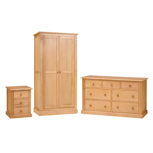 Dalton Oak Ladies Wardrobe Bedroom Set 350.019