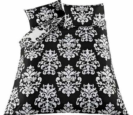 Damask Black Bedding Set - Kingsize