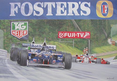 Damon Hill John Saunders The Decider Print