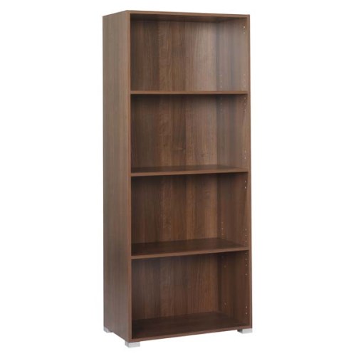 Dams Furniture Eco Tall Bookcase in Walnut