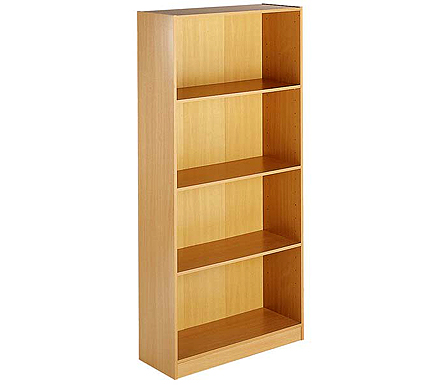 Maestro 4 Shelf Bookcase in Beech