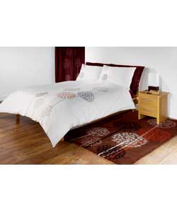 dandelion Embroidered Duvet Set Double Bed