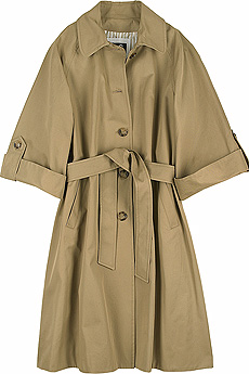 DandG DOLCEandGABBANA Bell sleeve trench coat