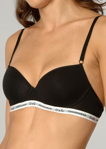 DandG Jersey Stretch Basics balconette bra