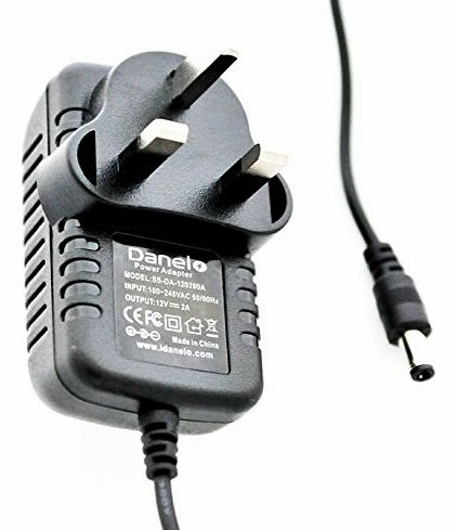 Danelo Genuine Danelo 12v Power Supply for DC 2A Pictorea 10.4`` Pro Digital Photo Frame GFP241/DA-1220