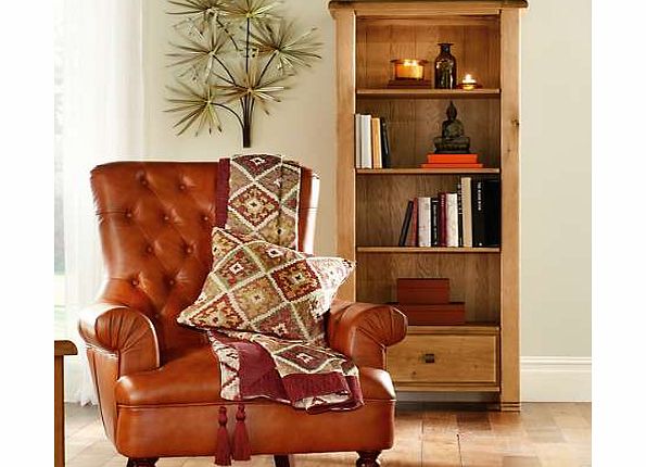 Danube Weathered Oak Book Case