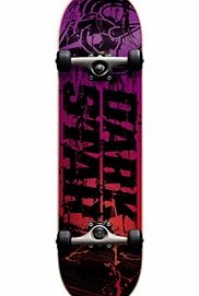 Darkstar Splatter Complete Skateboard - Sunred -