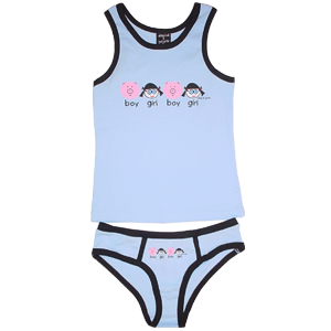 David and Goliath Boy Girl Underwear Set