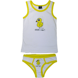 David and Goliath Chicks Rule Underwear Set