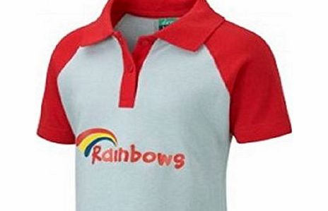 David Luke RAINBOWS UNIFORM GIRLS POLO SHIRT HOODED TOP BOTTOMS PANTS SHORTS BRAND NEW[POLO SHIRT,MEDIUM]